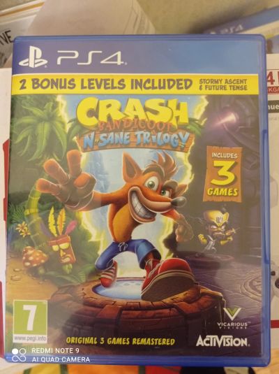Лот: 21102888. Фото: 1. Crash bandicoot trilogy. Игры для консолей