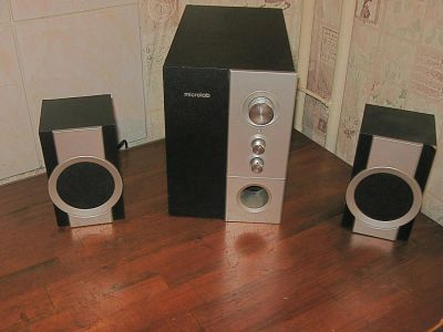 Лот: 10243488. Фото: 1. Колонки Microlab M520. Отличый... Активные акустические системы