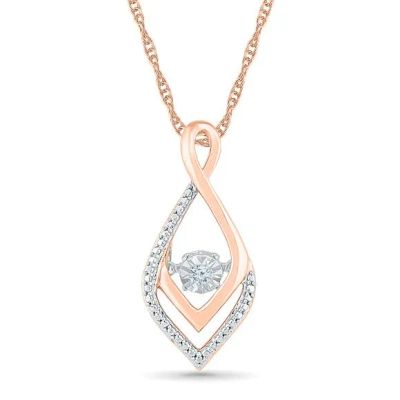 Лот: 24646373. Фото: 1. Подвеска с бриллиантом. Кулоны, подвески
