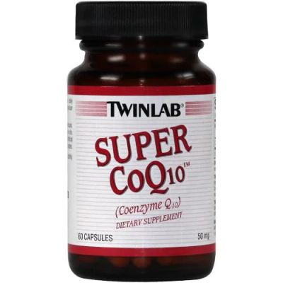 Лот: 3625453. Фото: 1. CoQ10 Super 50 мг 60 капсул (Twinlab... Спортивное питание, витамины