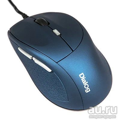 Лот: 4456529. Фото: 1. Мышь Dialog MOK-18U 1.5м USB Blue... Клавиатуры и мыши