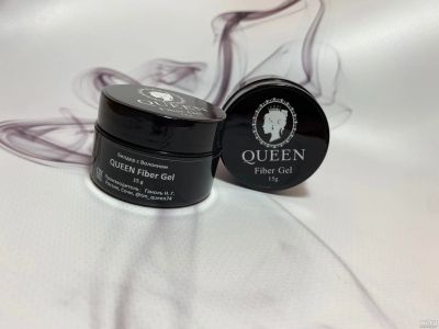 Лот: 17528650. Фото: 1. Fiber Gel Queen Прозрачный Гель... Наращивание ногтей