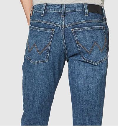 Лот: 18992980. Фото: 1. Мужские прямые (шт. 23 см.) джинсы... Брюки, джинсы, шорты