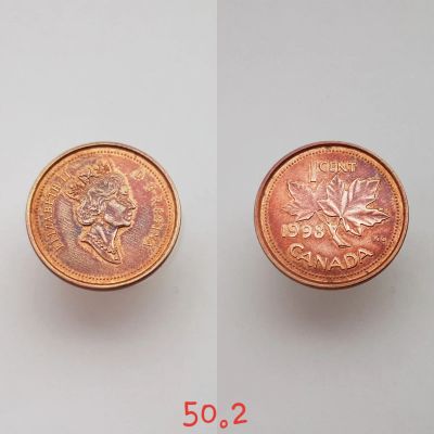Лот: 15638442. Фото: 1. монета Канада 1 цент, 1998г. Без... Америка