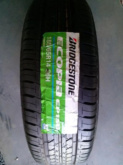 Лот: 4276350. Фото: 1. 185 65r14 Bridgestone-EP-150 Летние... Шины