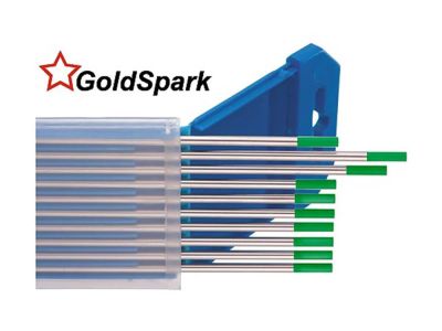 Лот: 17426918. Фото: 1. Вольфрам GoldSpark WP d=6,4мм... Электроды, проволока для сварки