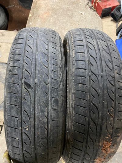 Лот: 25358790. Фото: 1. Летние шины 175/65/15 Dunlop 2шт. Шины