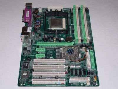 Лот: 12727365. Фото: 1. Комплект Athlon 64 3800 + MB Biostar... Комплекты запчастей