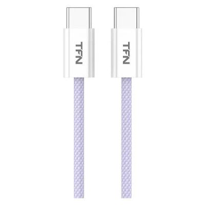 Лот: 24536802. Фото: 1. Кабель TFN 2хUSB Type-C 60W 1... Дата-кабели, переходники