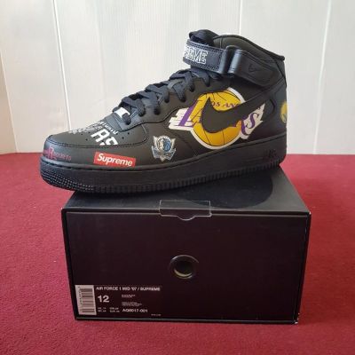 Лот: 15651660. Фото: 1. Кроссовки Nike Air force mid Supreme. Кеды, кроссовки, слипоны