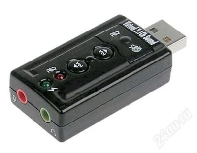 Лот: 1318470. Фото: 1. USB звуковая карта, кнопки управления... Звуковые карты