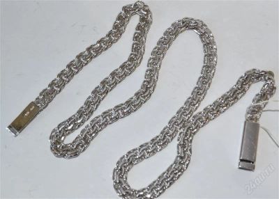 Лот: 2308454. Фото: 1. Цепь бисмарк (B) 925. Цепочки