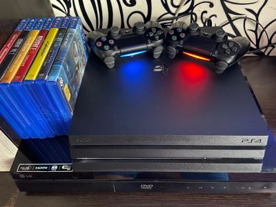 Лот: 18672010. Фото: 1. Sony Playstation 4 pro 1 tb. Игры для консолей
