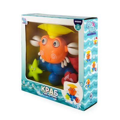 Лот: 11244711. Фото: 1. Игрушка для ванны - Краб, Pic... Игрушки для купания