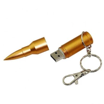 Лот: 15483220. Фото: 1. Флэш-диск 16Gb Usb2.0 Пуля калибр... USB-флеш карты