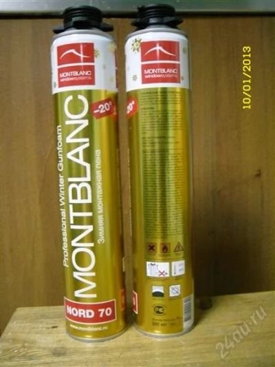 Лот: 825967. Фото: 1. проф.монтажная пена ЗИМА -20. Клеи, герметики, пена монтажная, клейкие ленты