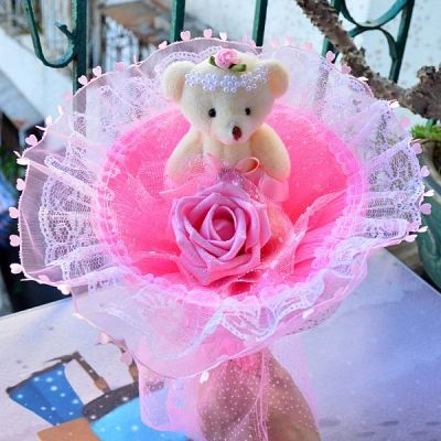Лот: 3758026. Фото: 1. Букет из игрушек "Принцесса... Другое (цветы, букеты)