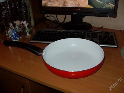 Лот: 1795551. Фото: 1. Сковорода с керамическим покрытием... Сковороды и сотейники