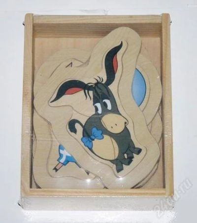 Лот: 2013544. Фото: 1. Набор фигурки-пазлы "Винни-Пух... Пазлы