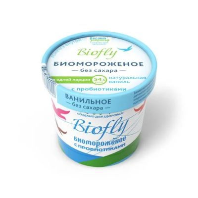 Лот: 19013532. Фото: 1. Биомороженое кисломолоч.ванильное... Диетическое питание