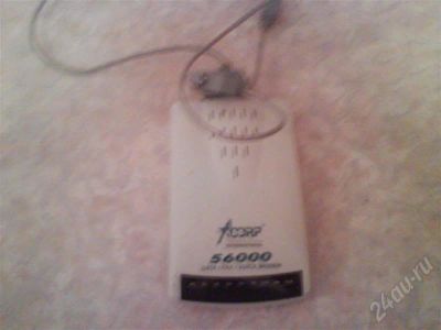 Лот: 333270. Фото: 1. Acorp 56000. Проводные модемы
