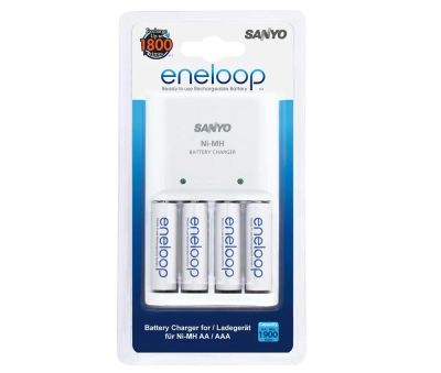 Лот: 4551687. Фото: 1. Зарядное устройство Sanyo Eneloop... Аккумуляторы, зарядные