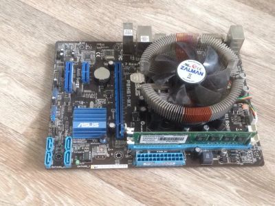 Лот: 8310027. Фото: 1. Мат. плата Asus + Pentium G840... Материнские платы