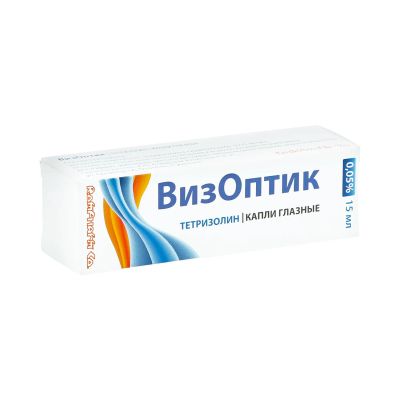 Лот: 23988466. Фото: 1. ВизОптик капли гл. 0.05% 15мл. Лекарства