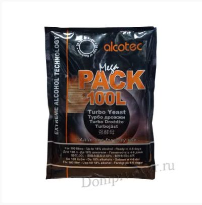 Лот: 16553017. Фото: 1. Дрожжи Alcotec Mega Pack 100L... Ингредиенты для приготовления напитков