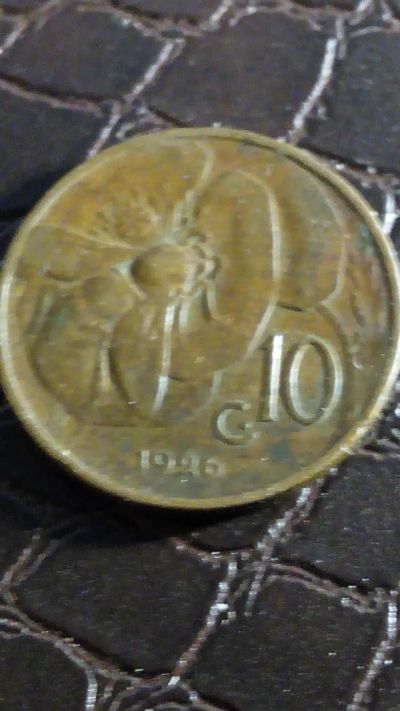 Лот: 10930431. Фото: 1. 713 Италия 10 чентезимо 1926 год. Европа