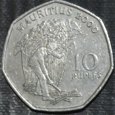 Лот: 19982446. Фото: 1. Экзотика с рубля (210559) Маврикий. Остальные страны