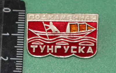 Лот: 11467924. Фото: 1. Значок: Подкаменная Тунгуска... Сувенирные