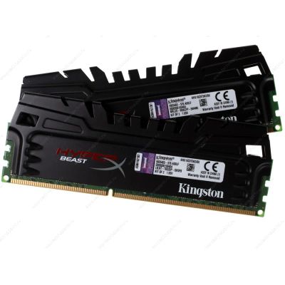 Лот: 6707553. Фото: 1. 8Gb DDR3 1600MHz (2x4Gb) Kingston... Оперативная память