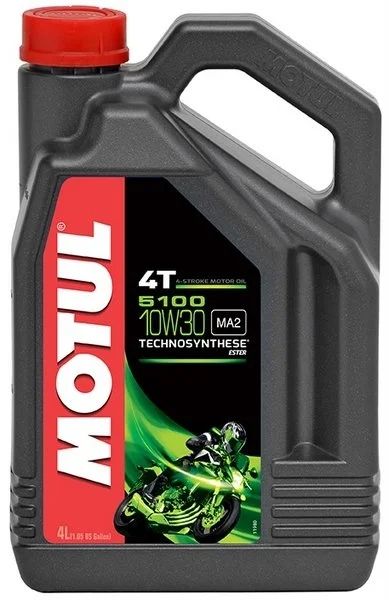 Лот: 20938708. Фото: 1. MOTUL 5100 4T 10w30 Technosynt... Масла, жидкости