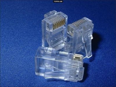 Лот: 6607249. Фото: 1. коннекторы rj-45 упаковка 100шт... Другое (сетевые устройства)