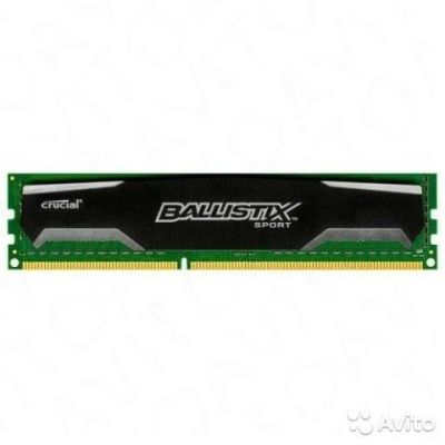 Лот: 10499299. Фото: 1. Crucial Ballistix Sport 4GB DDR3... Оперативная память