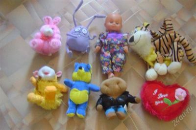 Лот: 2061503. Фото: 1. Игрушки мягкие пакетом. Мягкие