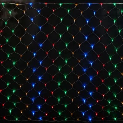 Лот: 23269206. Фото: 1. Гирлянда сетка RGB 2*3м. Гирлянды, шарики, новогодние аксессуары
