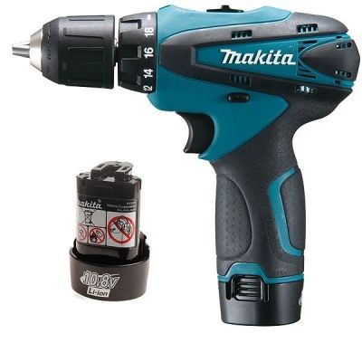 Лот: 12745815. Фото: 1. Дрель аккум. Makita DF330DWLE. Электроинструмент