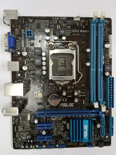 Лот: 24789394. Фото: 1. ASUS P8H61-M LX3. Материнские платы