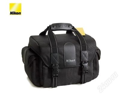 Лот: 735511. Фото: 1. Продам фотосумку Nikon (чёрная... Чехлы, сумки, ремешки