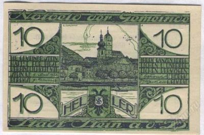 Лот: 1421949. Фото: 1. Австрия. Нотгельд. 10 геллер 1920г... Германия и Австрия
