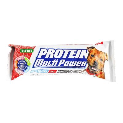 Лот: 10400868. Фото: 1. лакомство Titbit Батончик Protein... Корма