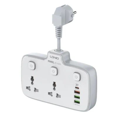 Лот: 24481292. Фото: 1. Сетевой разветвитель LDNIO 2500W... Удлинители, тройники, сетевые фильтры