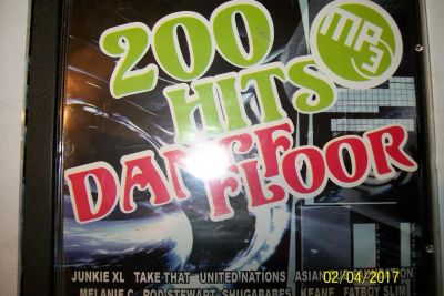 Лот: 9398632. Фото: 1. Сборник "200 hits dance floor... Аудиозаписи