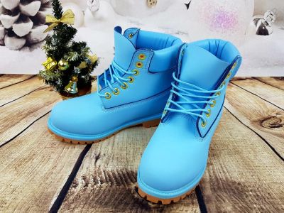 Лот: 10786549. Фото: 1. Ботинки женские Timberland blue... Ботинки, полуботинки
