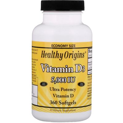 Лот: 13217988. Фото: 1. Витамин D3, Healthy Origins Vitamin... Другое (красота и здоровье)
