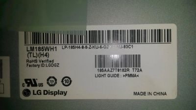 Лот: 10012277. Фото: 1. Матрица для монитора LG LM185WH1... Матрицы для дисплея