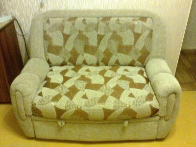 Лот: 3670145. Фото: 1. Мини диван раскладной. Диваны