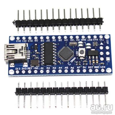 Лот: 15134179. Фото: 1. Arduino nano V3.0 ATmega168, интерфейс... Микроконтроллеры